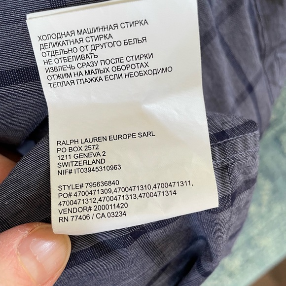 Club Monaco slim fit checkered shirt - Picture 6 of 7